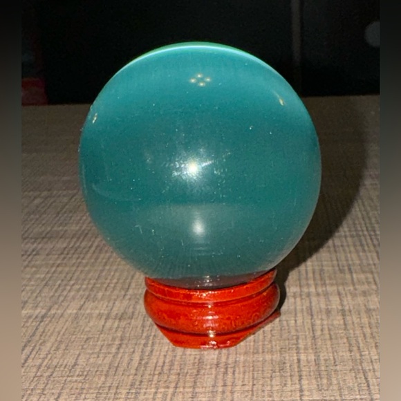 Large Marble Ball Decor with a Stand - Picture 3 of 3